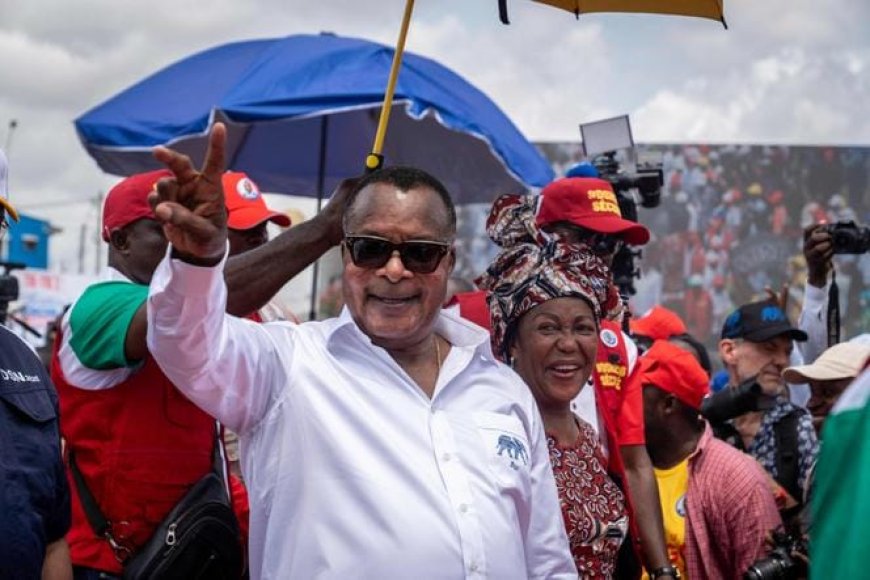 PRESIDENT DENNIS SASSOU RE ELECTED