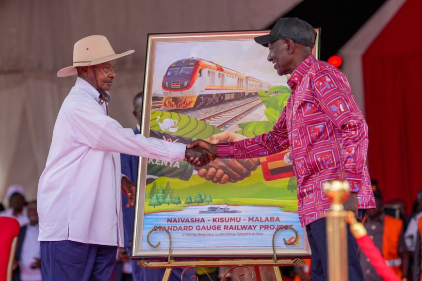 MUSEVENI,RUTO LAUNCH MULTIBILLION SGR RAILWAY PROJECT