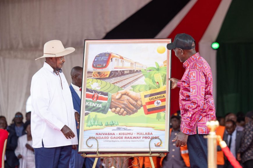 MUSEVENI,RUTO LAUNCH RAILWAY PROJECT