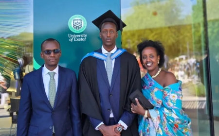 Musevenis Grand Son Mugina Karugire Graduates with Degree in Law  In United Kingdom