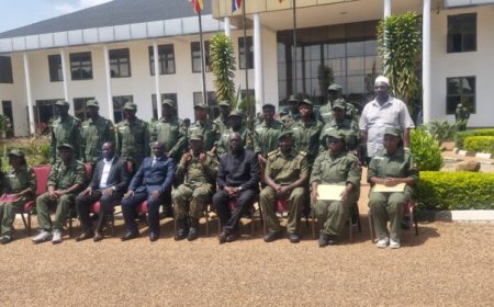 UBOS Staff Pledge to Uphold Values of Patriotism and Intergirty In Service