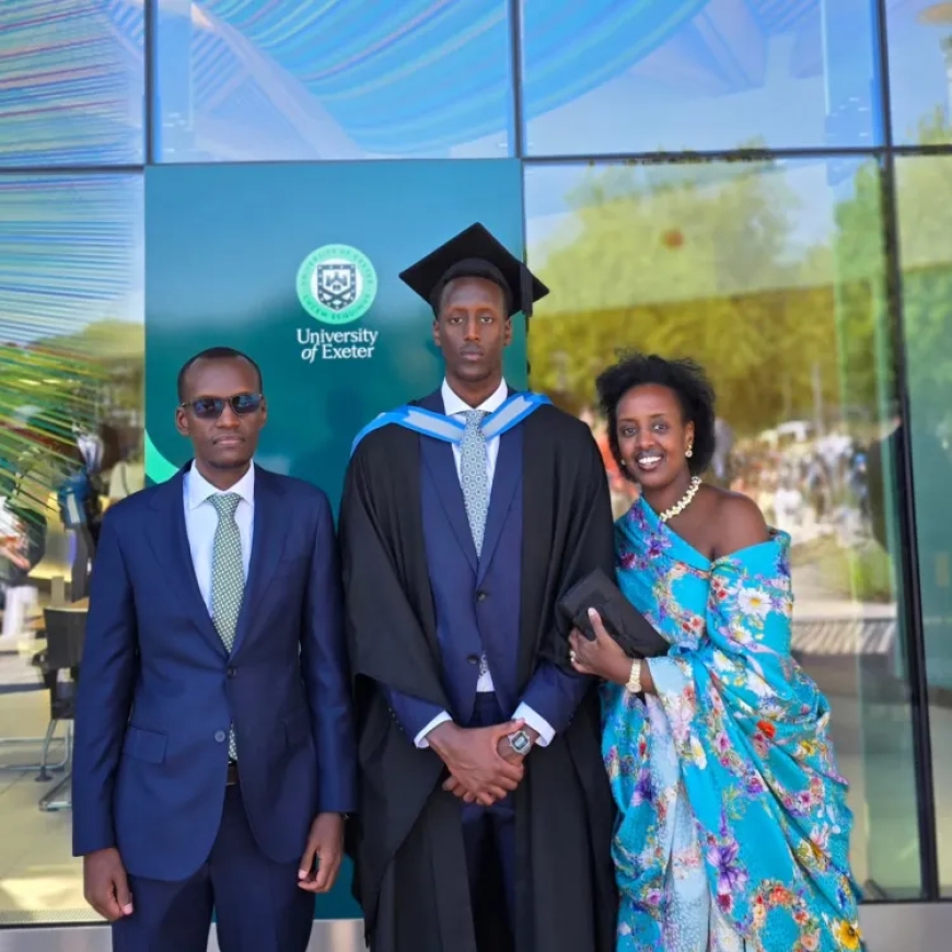 Musevenis Grand Son Mugina Karugire Graduates with Degree in Law  In United Kingdom