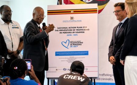 Uganda  Launches  Nation Action Plan to Combat Trafficking In Persons