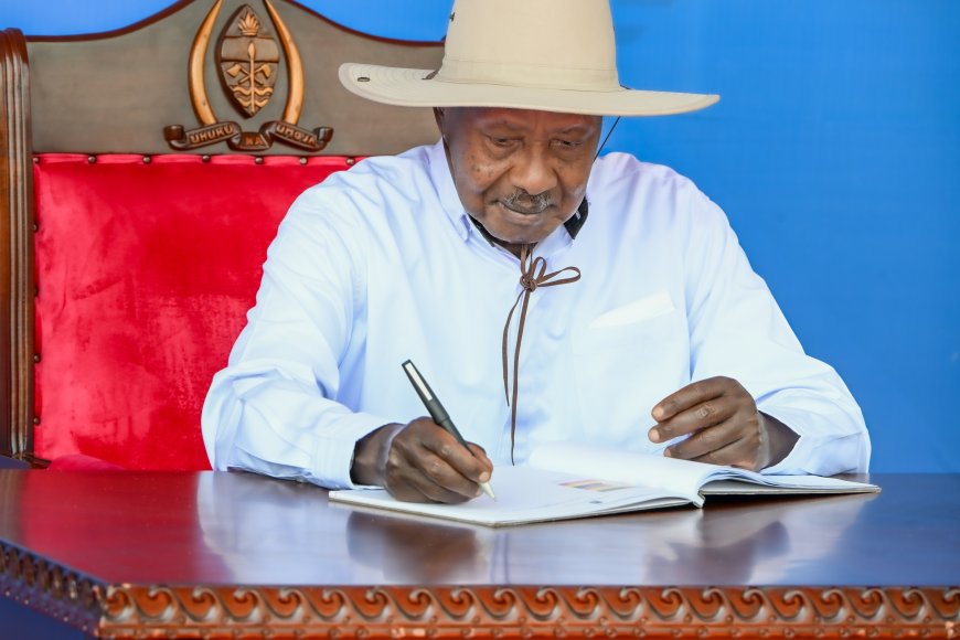 President Museveni ,Samia Suhulu of Tanzania Sign Energy Partnership